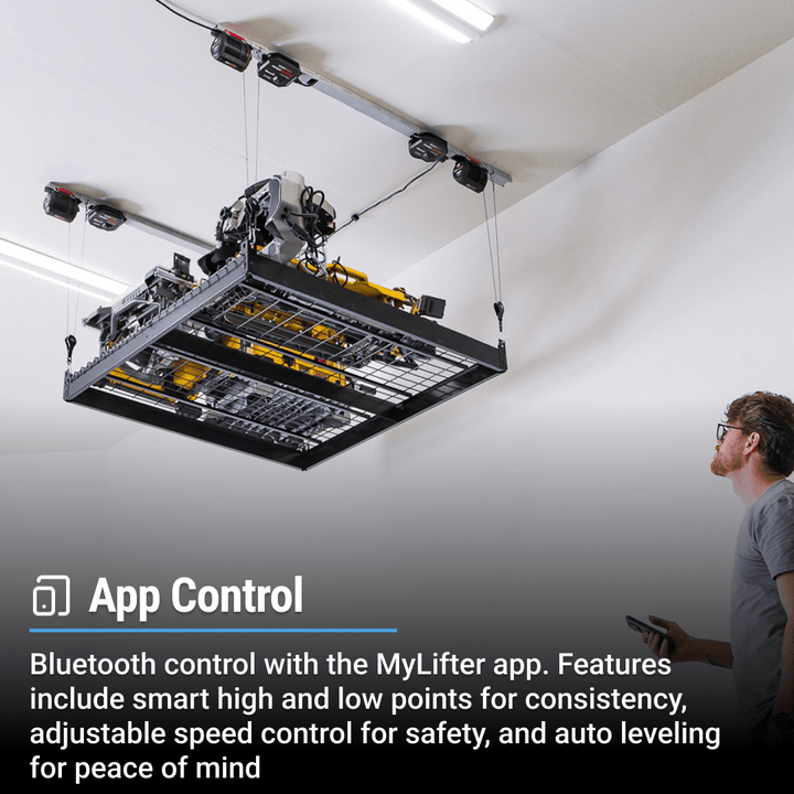 SmarterHome 4' x 4' Platform Storage Lifter - 400 lbs