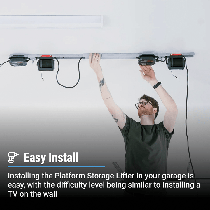 SmarterHome 4' x 4' Platform Storage Lifter - 400 lbs