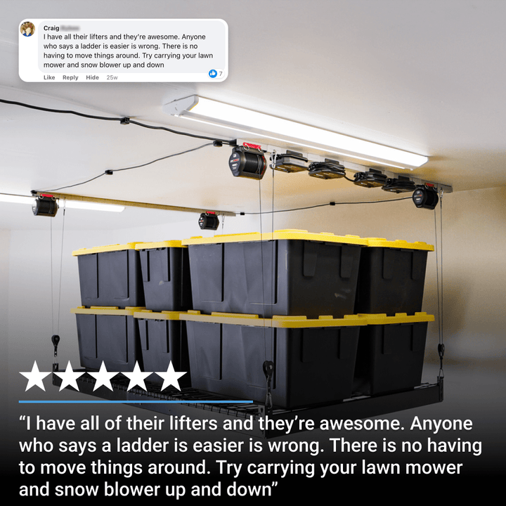 SmarterHome 4' x 6' Platform Storage Lifter - 400 lbs