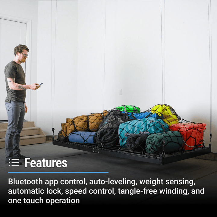 SmarterHome 4' x 8' Platform Storage Lifter - 400 lbs