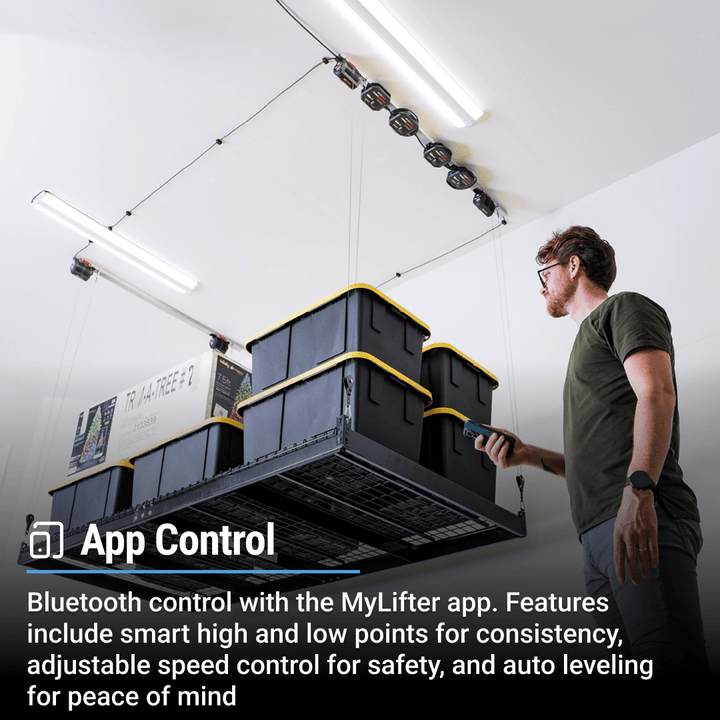 SmarterHome 4' x 8' Platform Storage Lifter - 400 lbs