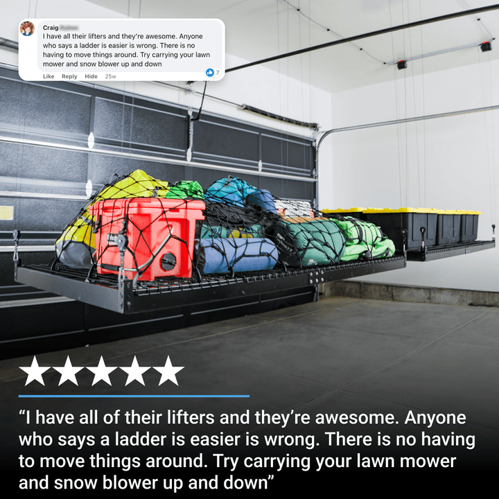 SmarterHome 4' x 8' Platform Storage Lifter - 400 lbs