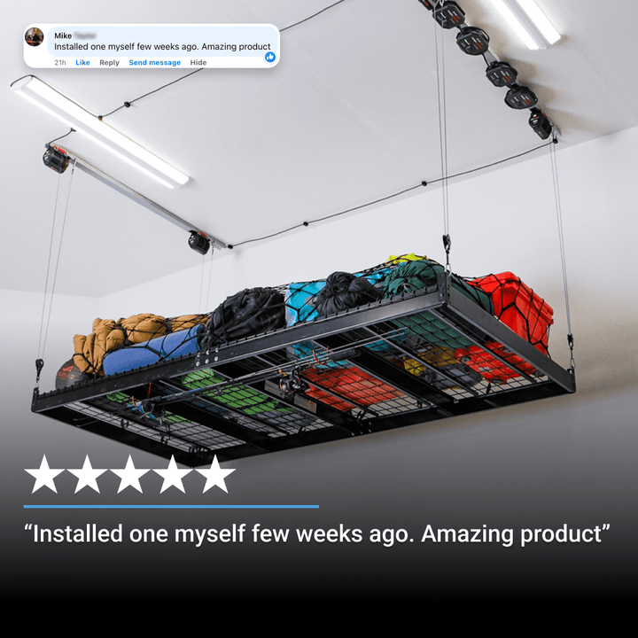 SmarterHome 4' x 8' Platform Storage Lifter - 400 lbs