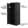 Garage Cabinet Sets - 4 Montezuma 30.5" X 24" 2-Door Tall Garage Cabinet