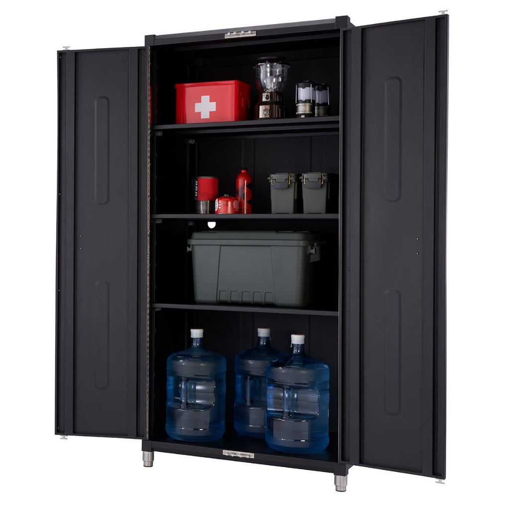 Garage Cabinet Sets - Trinity PRO 4-Piece Garage Cabinet Set Black