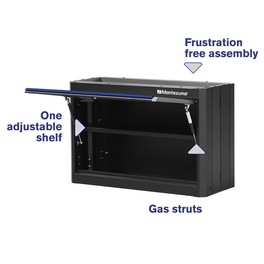 Garage Cabinets - Montezuma 1-Door Garage Wall Cabinet 30.5" X 12"
