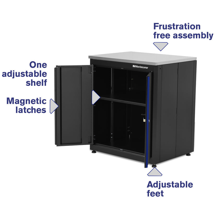 Garage Cabinets - Montezuma 2-Door Garage Base Cabinet 30.5" X 24"
