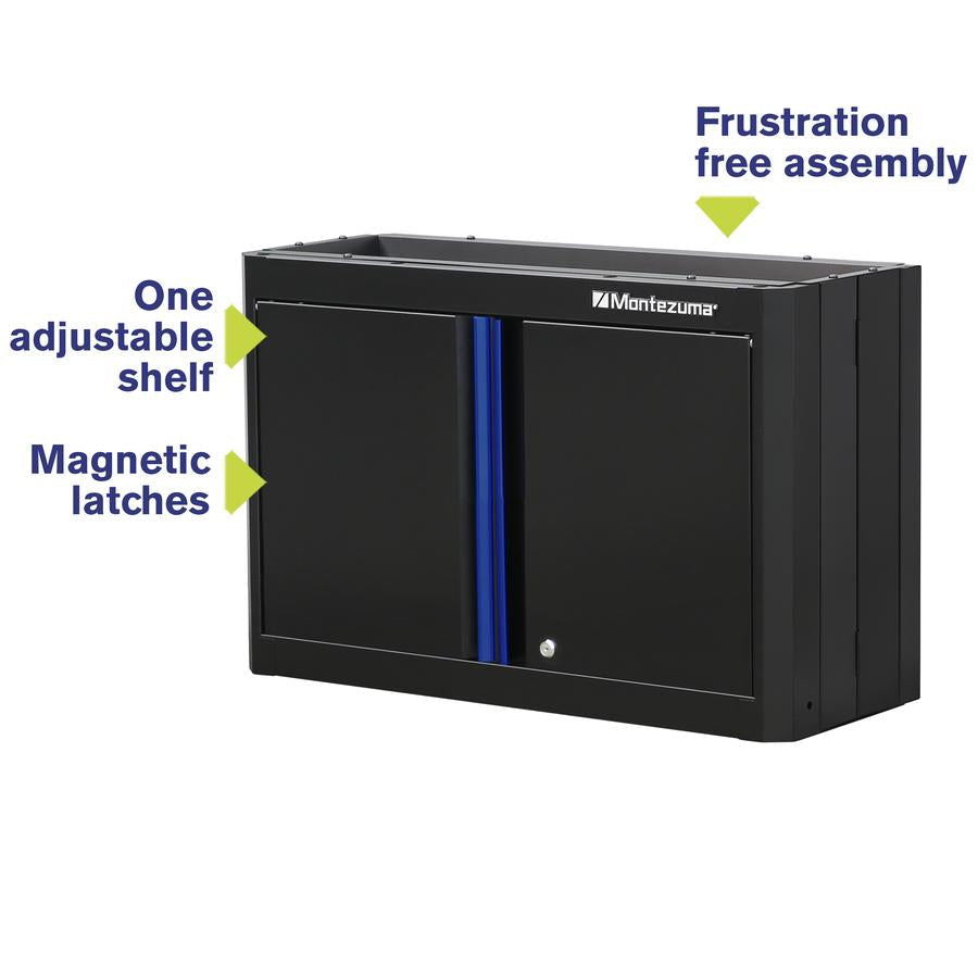 Garage Cabinets - Montezuma 30.5" X 12" 2-Door Garage Wall Cabinet