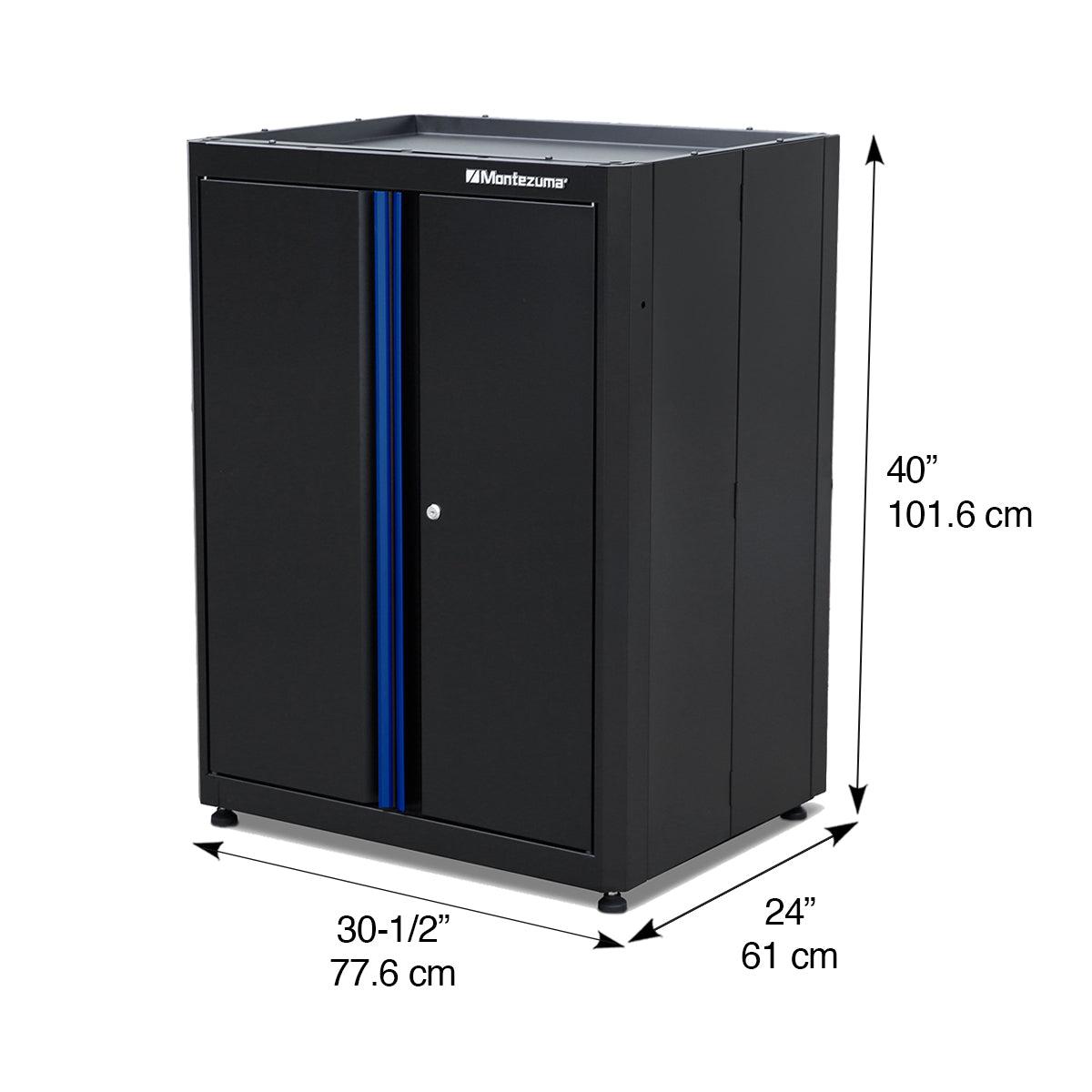 Garage Cabinets - Montezuma 30.5" X 24" 2-Door Stacking Garage Cabinet