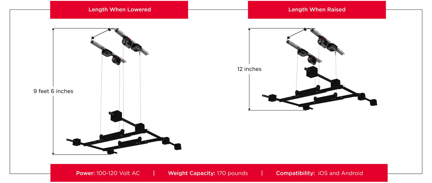 Overhead Storage - Garage Smart Bronco Hard Top Lifter