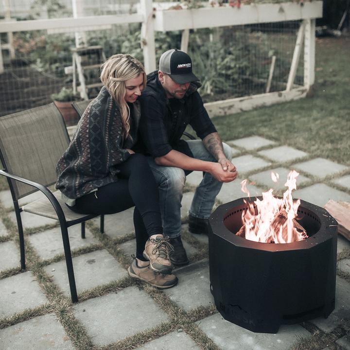 Smokeless Patio Fire Pits - Blue Sky Peak Smokeless Patio Fire Pit W/ Pellets