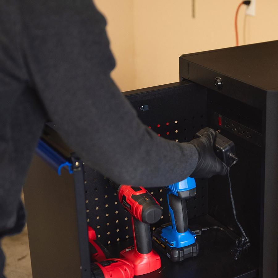 Tool Storage - Montezuma 16" X 24" 1 Drawer Steel Tool Side Cabinet