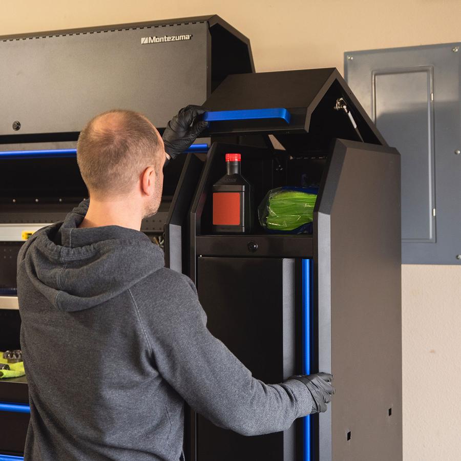 Tool Storage - Montezuma 16" X 24" 3 Drawer Steel Tool Side Locker