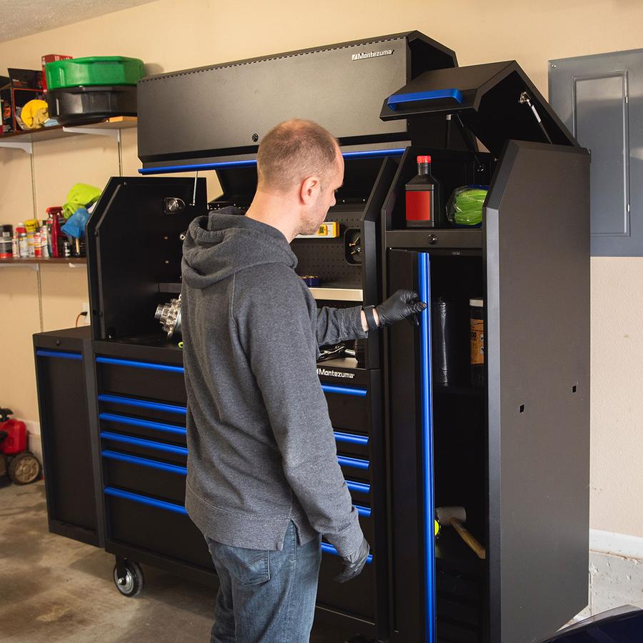 Tool Storage - Montezuma 16" X 24" 3 Drawer Steel Tool Side Locker