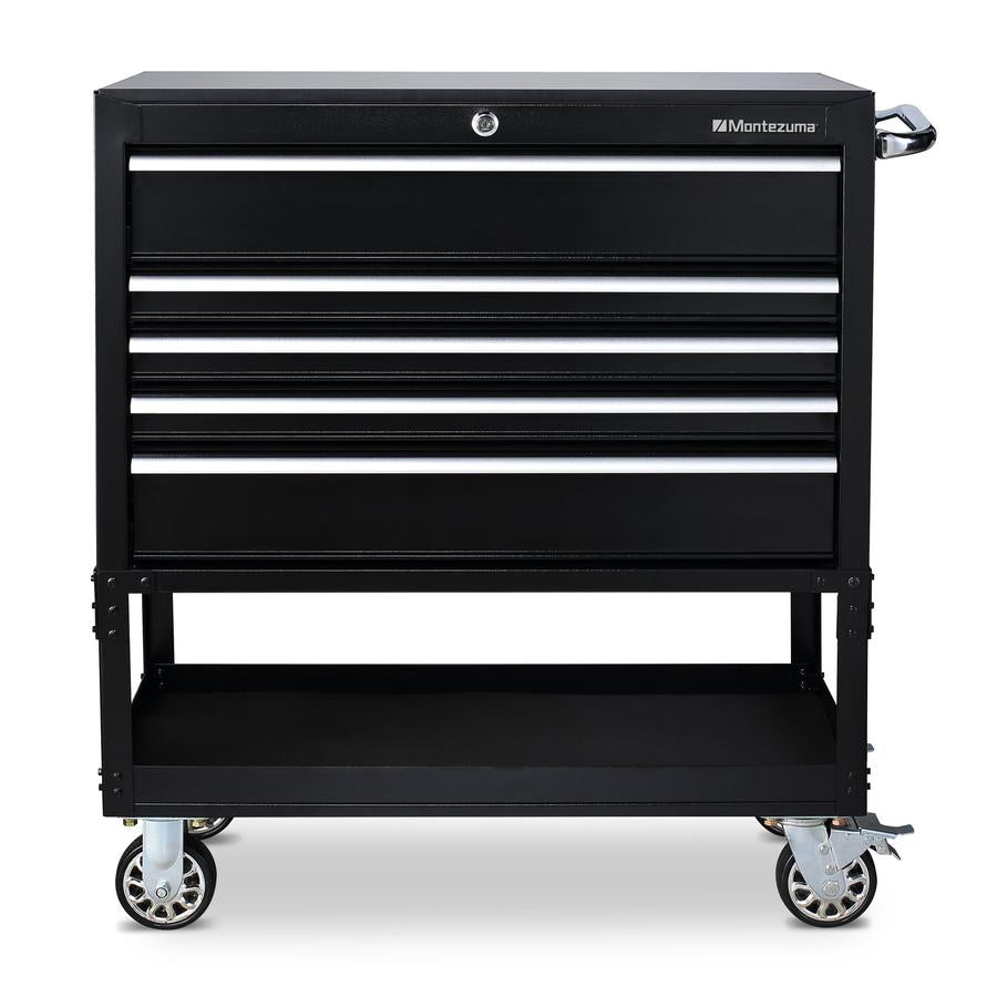 Tool Storage - Montezuma 36" 5 Drawer Utility Cart