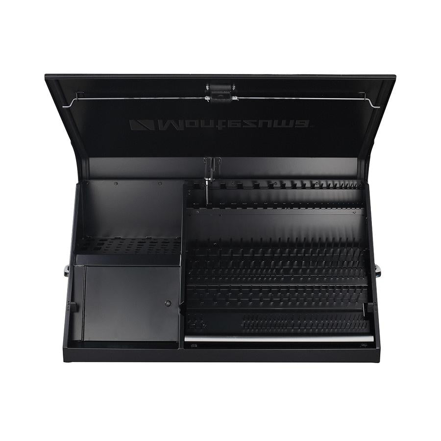 Tool Storage - Montezuma 41" X 18" Steel Triangle Tool Box In Black Texture