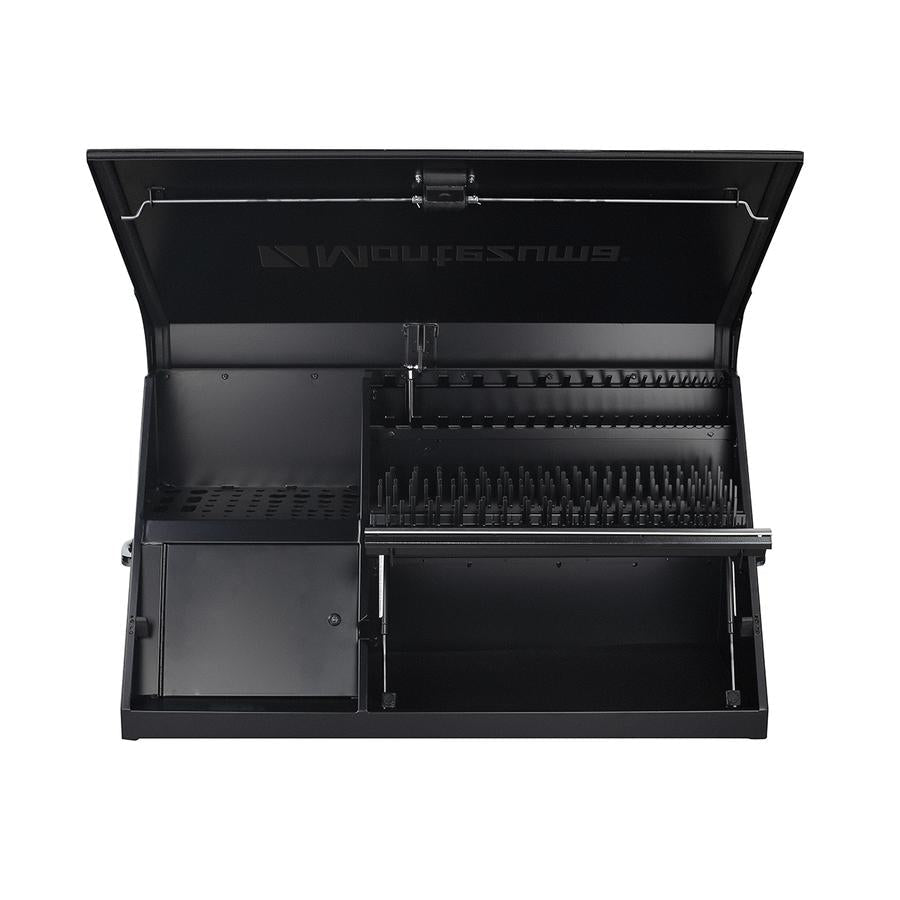 Tool Storage - Montezuma 41" X 18" Steel Triangle Tool Box In Black Texture