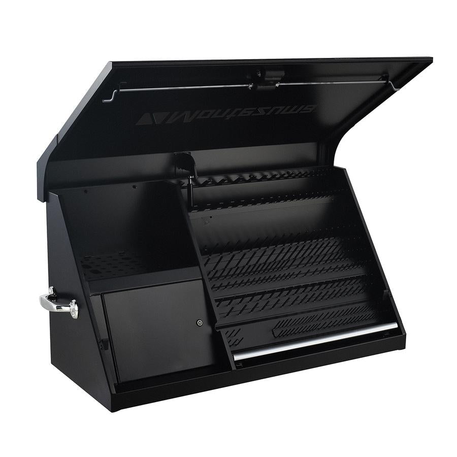 Tool Storage - Montezuma 41" X 18" Steel Triangle Tool Box In Black Texture