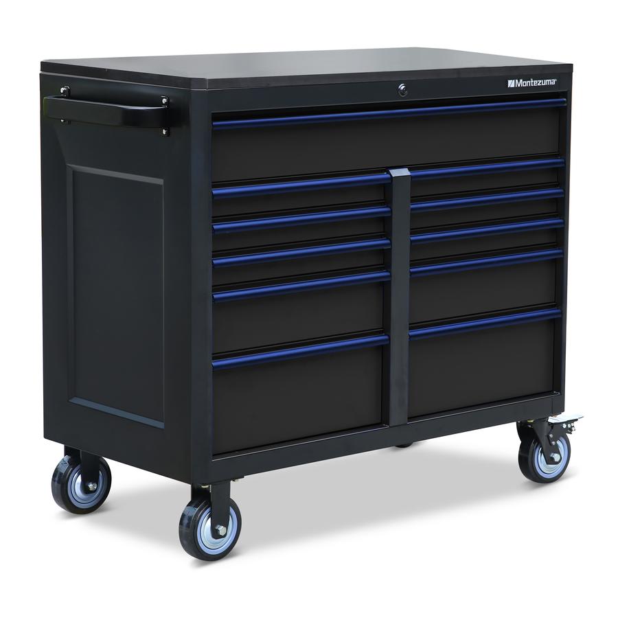 Tool Storage - Montezuma 46" X 24" 11 Drawer Steel Tool Cabinet