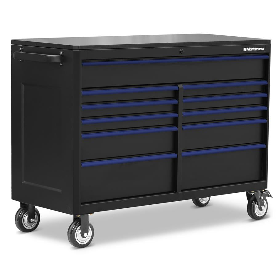 Tool Storage - Montezuma 56" X 24" 11 Drawer Steel Tool Cabinet