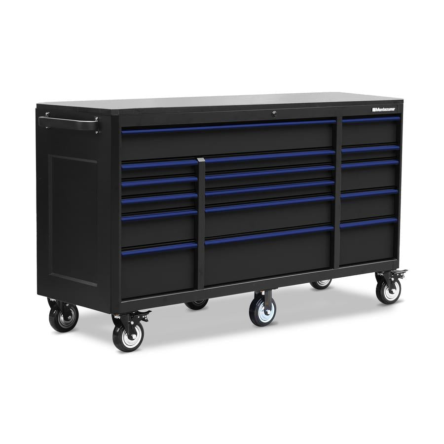 Tool Storage - Montezuma 72" X 24" 16 Drawer Steel Tool Cabinet