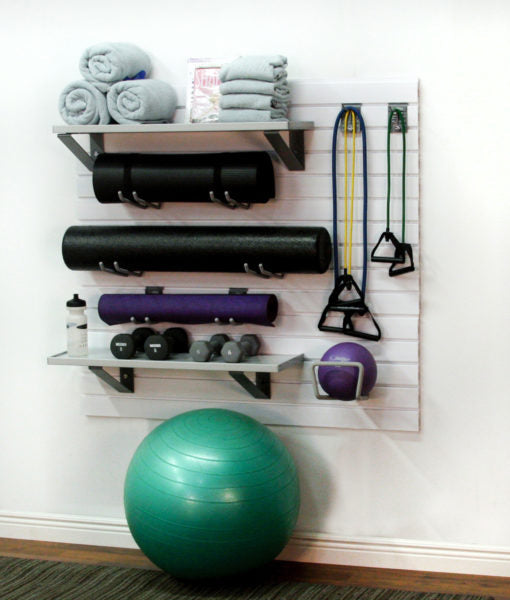 Wall Storage - StoreWALL Heavy Duty Deluxe Home Fitness Kit