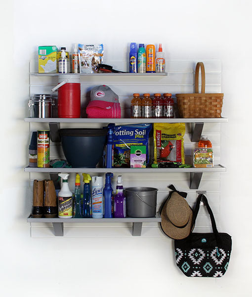 Wall Storage - StoreWALL Heavy Duty Deluxe Shelf Kit
