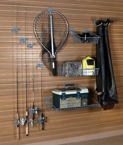 storeWALL Heavy Duty Fishing Pole Kit – The Garage Outfitter
