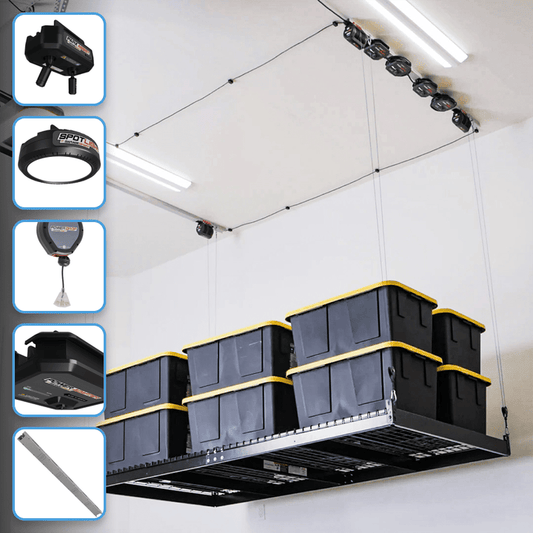 SmarterHome 4' x 8' Platform Storage Lifter Bundle