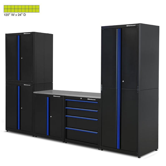 Garage Cabinet Sets - Montezuma Premium 5-Piece Combo - Set 1