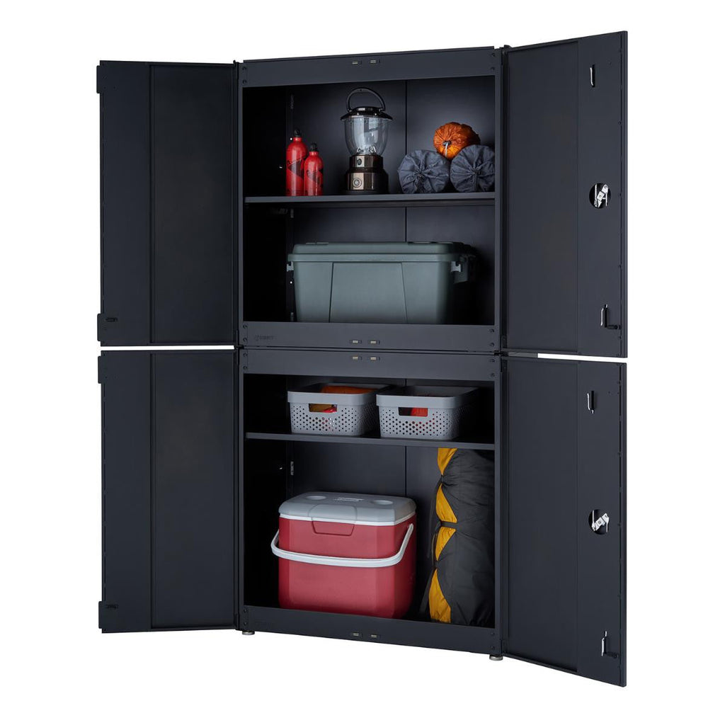 Garage Cabinet Sets - Trinity 6-Piece Garage Cabinet Set Black