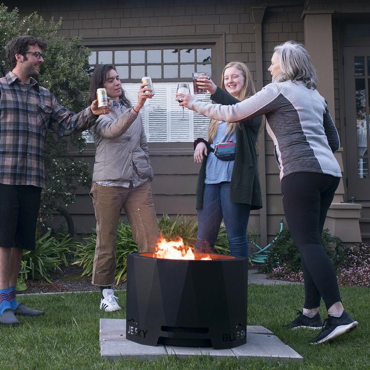 Smokeless Patio Fire Pits - Blue Sky Peak Smokeless Patio Fire Pit W/ Pellets