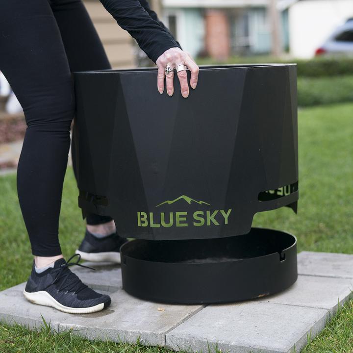 Smokeless Patio Fire Pits - Blue Sky Peak Smokeless Patio Fire Pit W/ Pellets