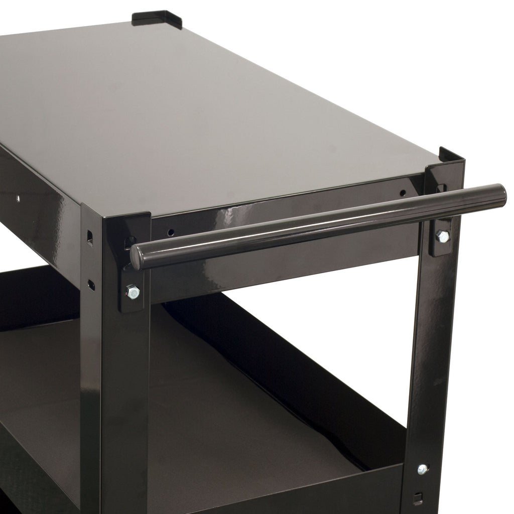 Tool Storage - Craftline Metal 3 Shelf Cart With Drawer