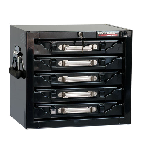 Tool Storage - Craftline Metal 5 Drawer Parts Cabinet With Removable Boxes