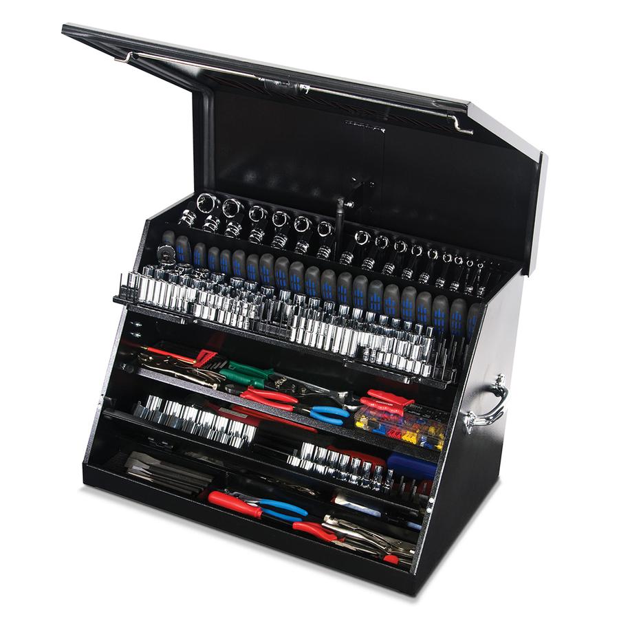 Tool Storage - Montezuma 30" X 19" Steel Triangle Tool Box In Black