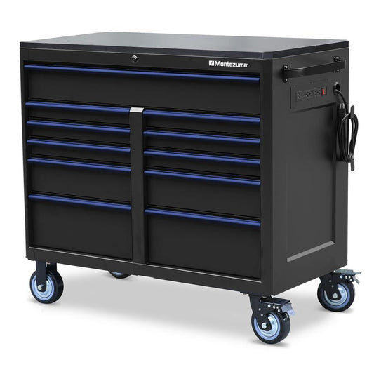 Tool Storage - Montezuma 46" X 24" 11 Drawer Steel Tool Cabinet
