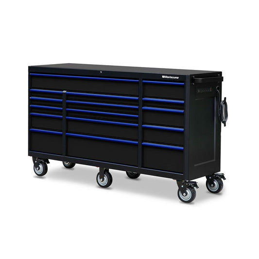 Tool Storage - Montezuma 72" X 20" 16 Drawer Steel Tool Cabinet