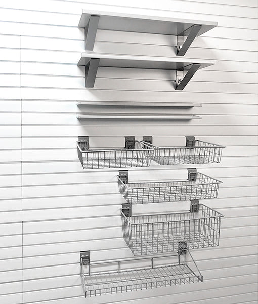 Wall Storage Accessories - StoreWALL Basket & Shelf Bundle