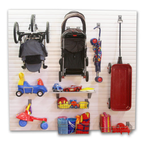 Wall Storage - StoreWALL Heavy Duty Garage Stroller And Toy Kit