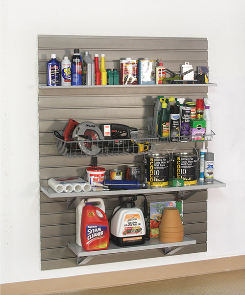 Wall Storage - StoreWALL Heavy Duty Shelf & Basket Kit